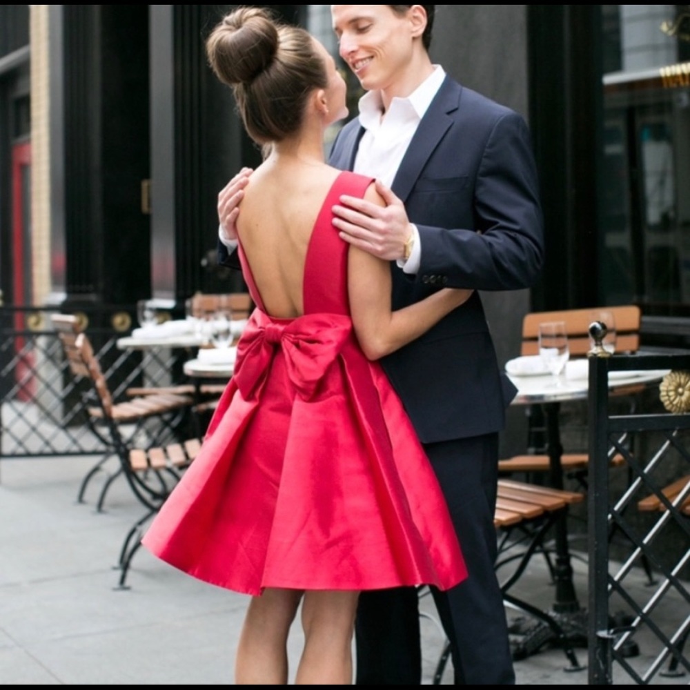 NWT Kate Spade Open Back Silk Mini Dress, Size 0